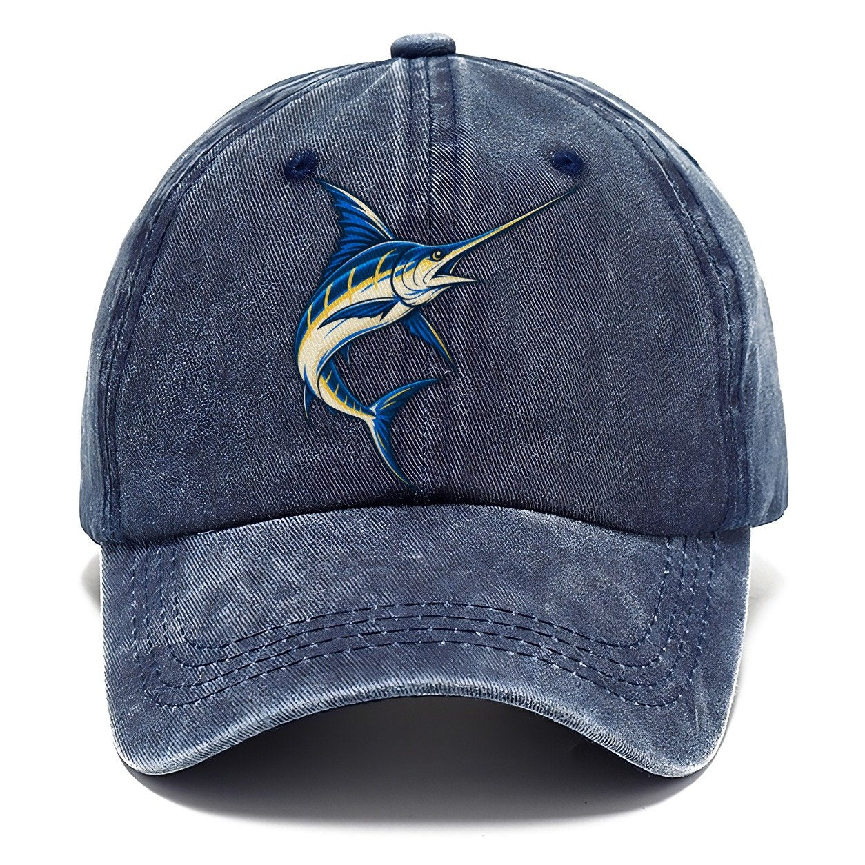 Swordfish Blade Fishing Elegant Classic Cap – Twilight Navy