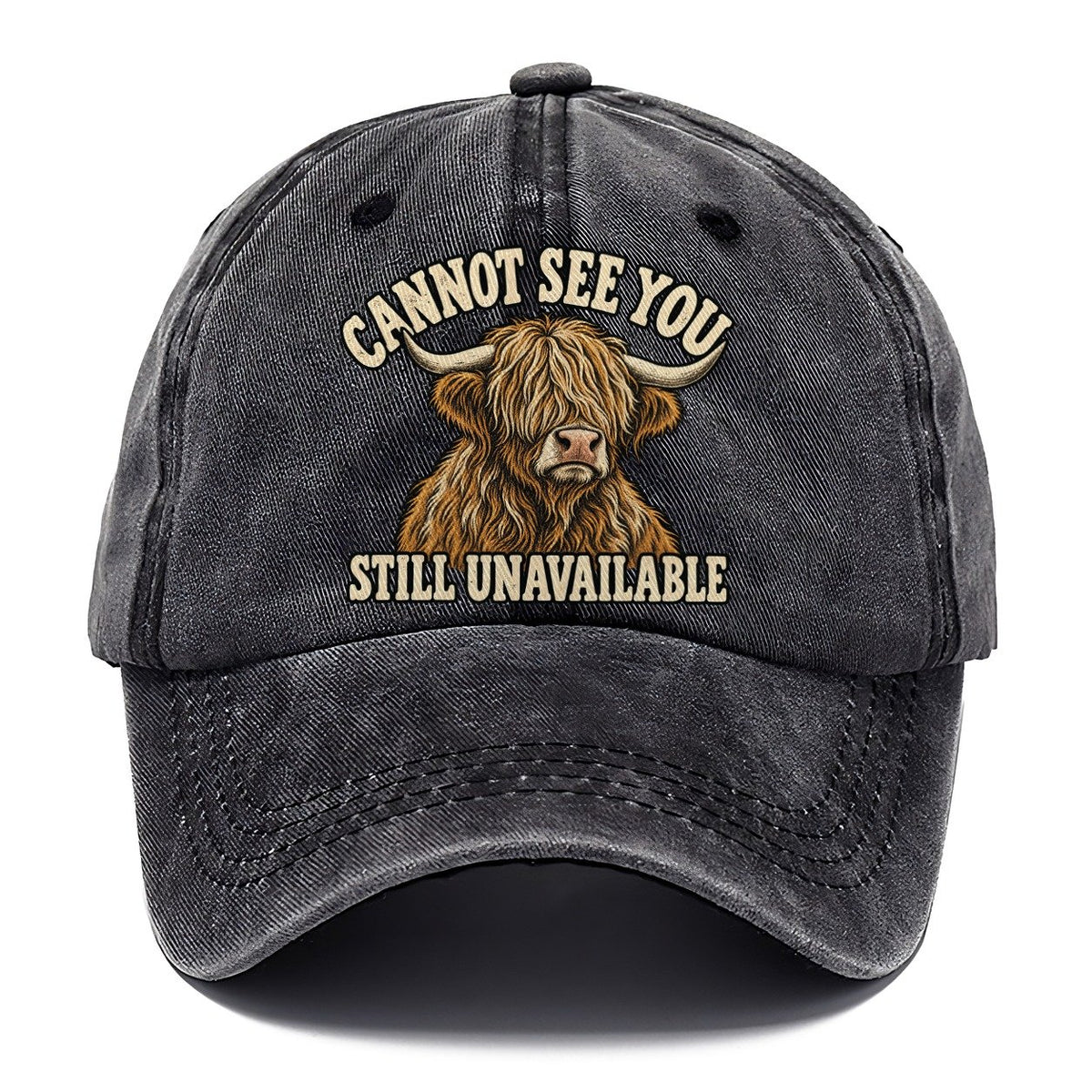Highland Cow Unavailable Everyday Originals Classic Cap – Graphite