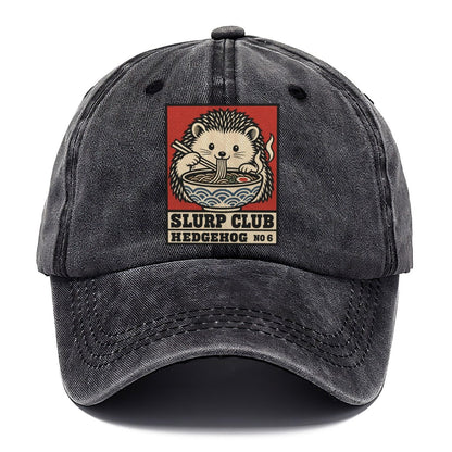 Hedgehog Soba Slurp Club Classic Cap – Graphite