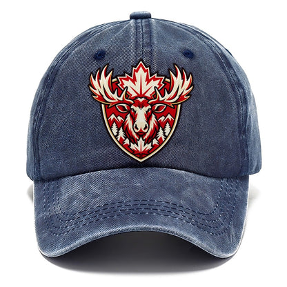 Canada Minimal Emblem Country Logos Classic Cap – Twilight Navy