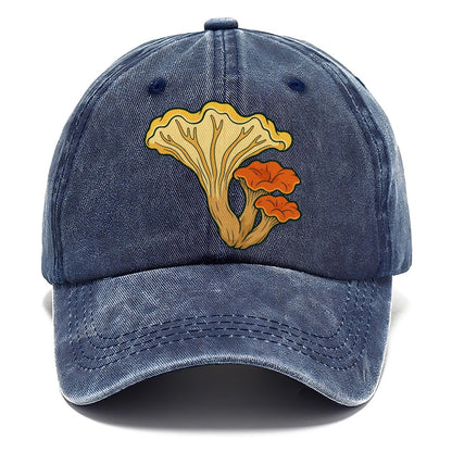 Chanterelle Cluster Foraging And Mycology Classic Cap – Twilight Navy