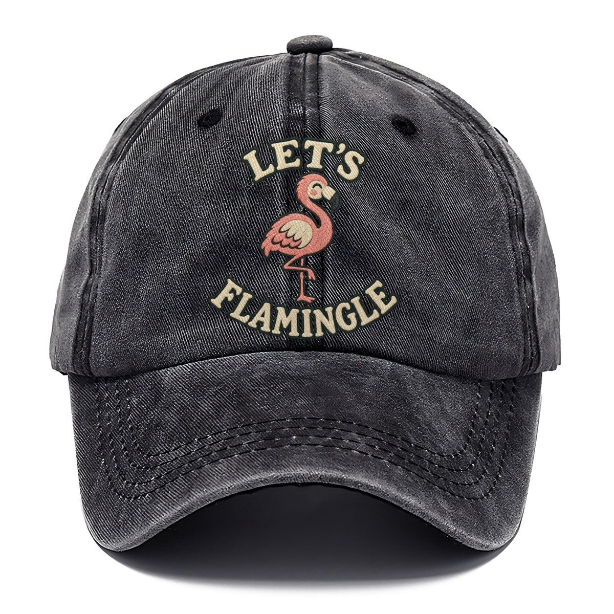 Flamingo Animal Puns Classic Cap – Graphite