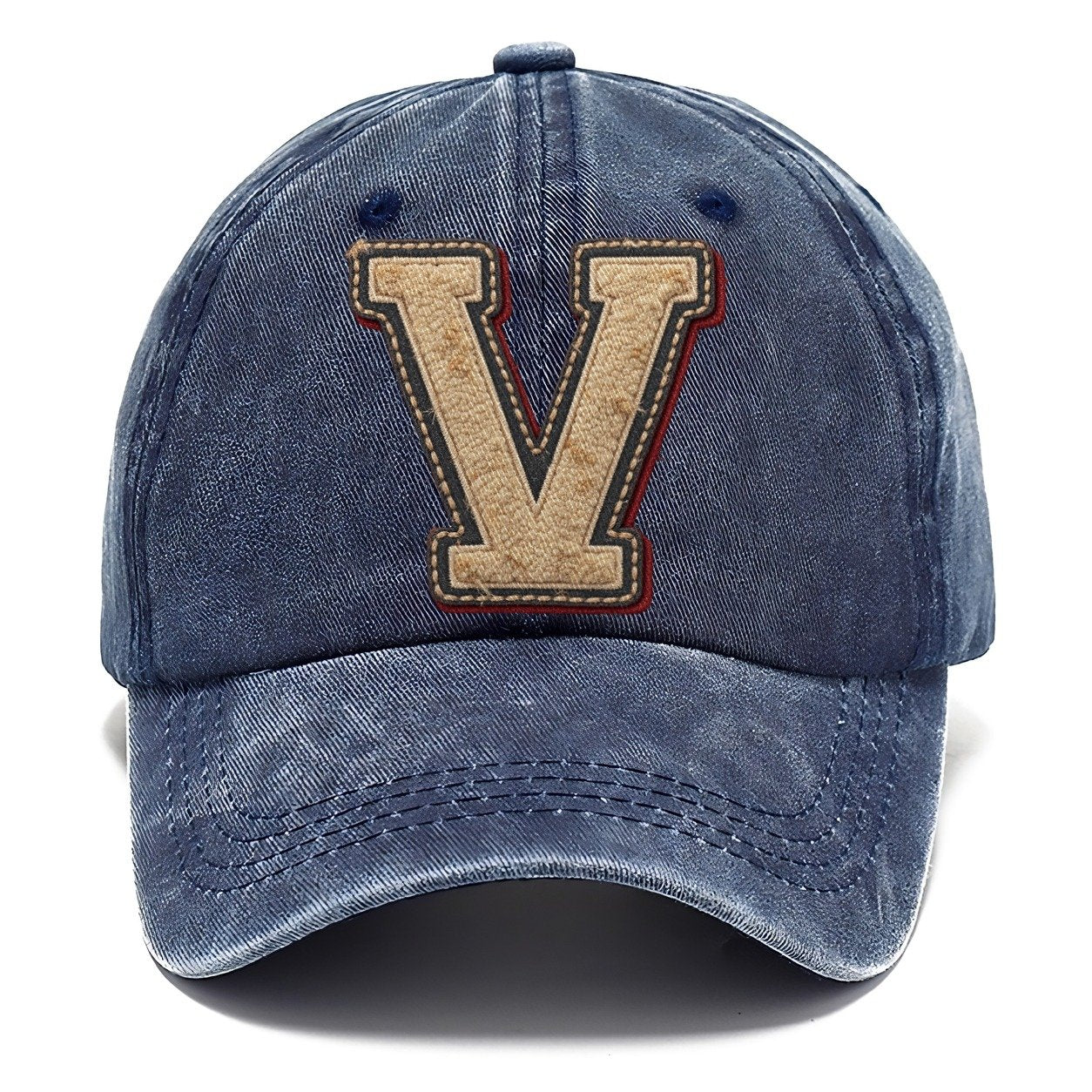 Varsity Chenille V Monogram Classic Cap – Twilight Navy