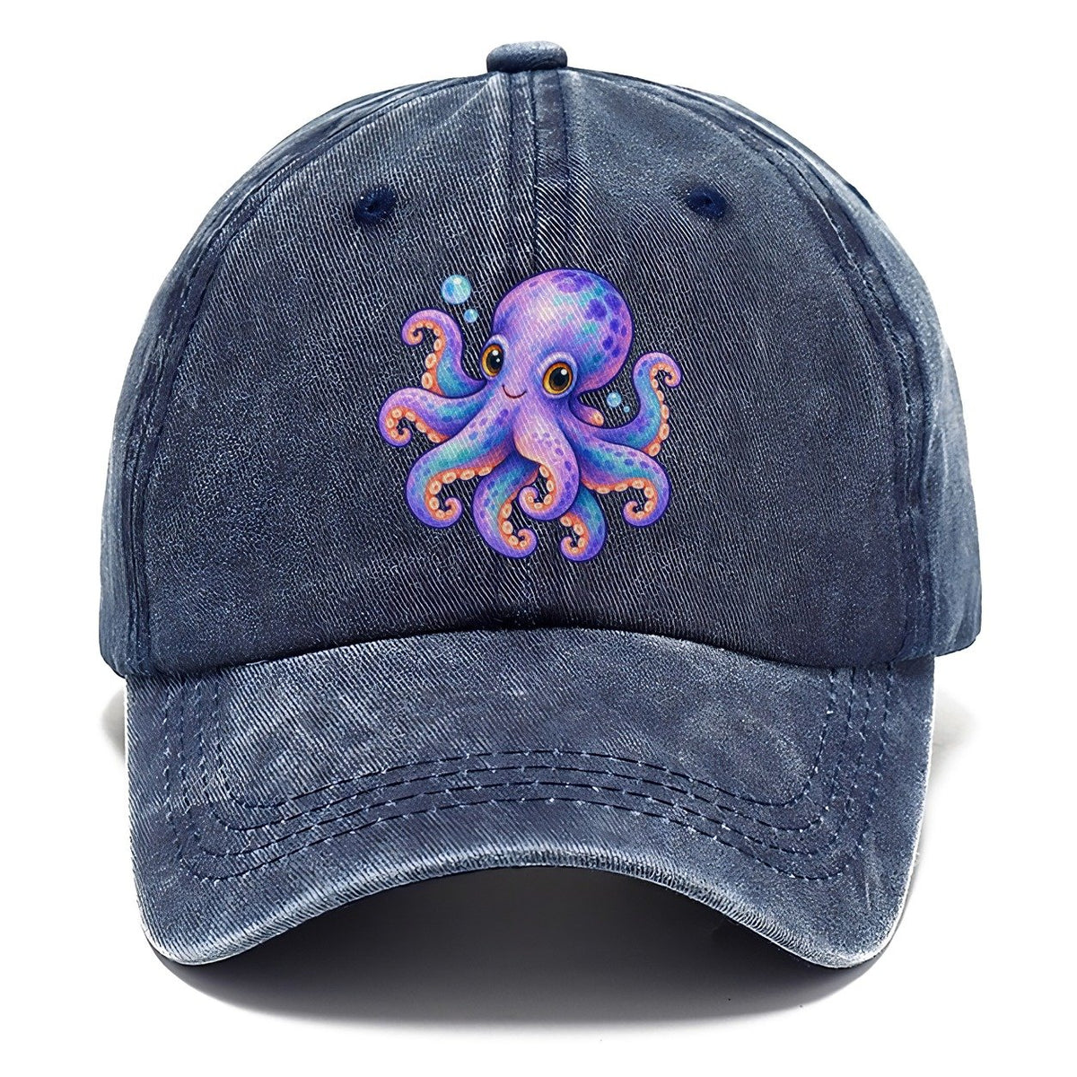 Octopus Playful Pinwheel Sea Sprite Classic Cap – Twilight Navy