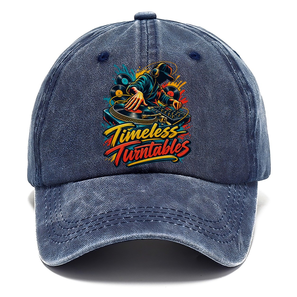 Timeless Turntables Music Instruments Classic Cap – Twilight Navy