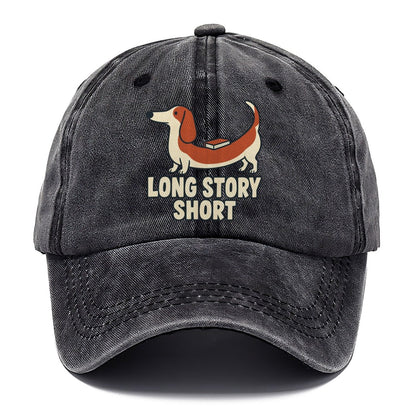 Long Story Short Familiar Punchlines Classic Cap – Graphite