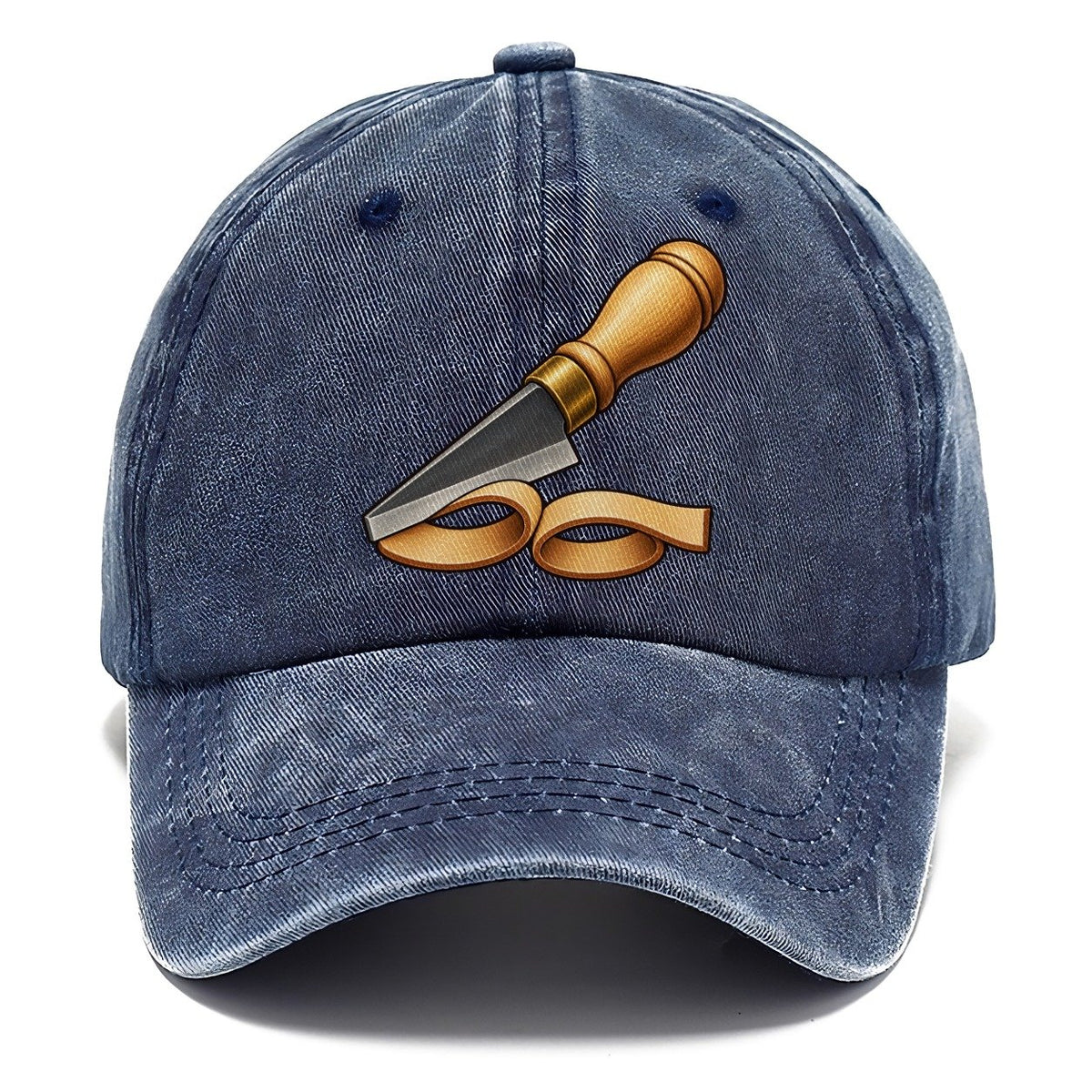 Skiving Knife Curl Leathercraft Classic Cap – Twilight Navy