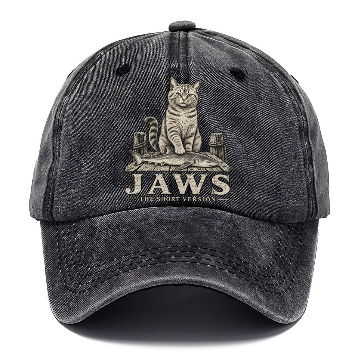 Jaws Short Version Cats Classic Cap – Graphite