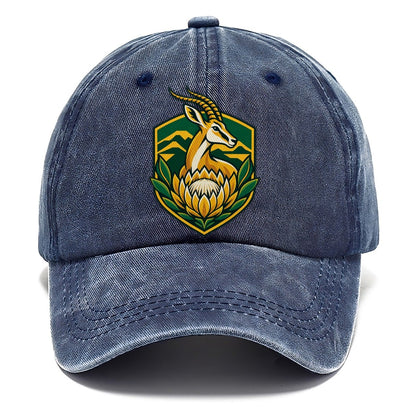South Africa Minimal Emblem Country Logos Classic Cap – Twilight Navy