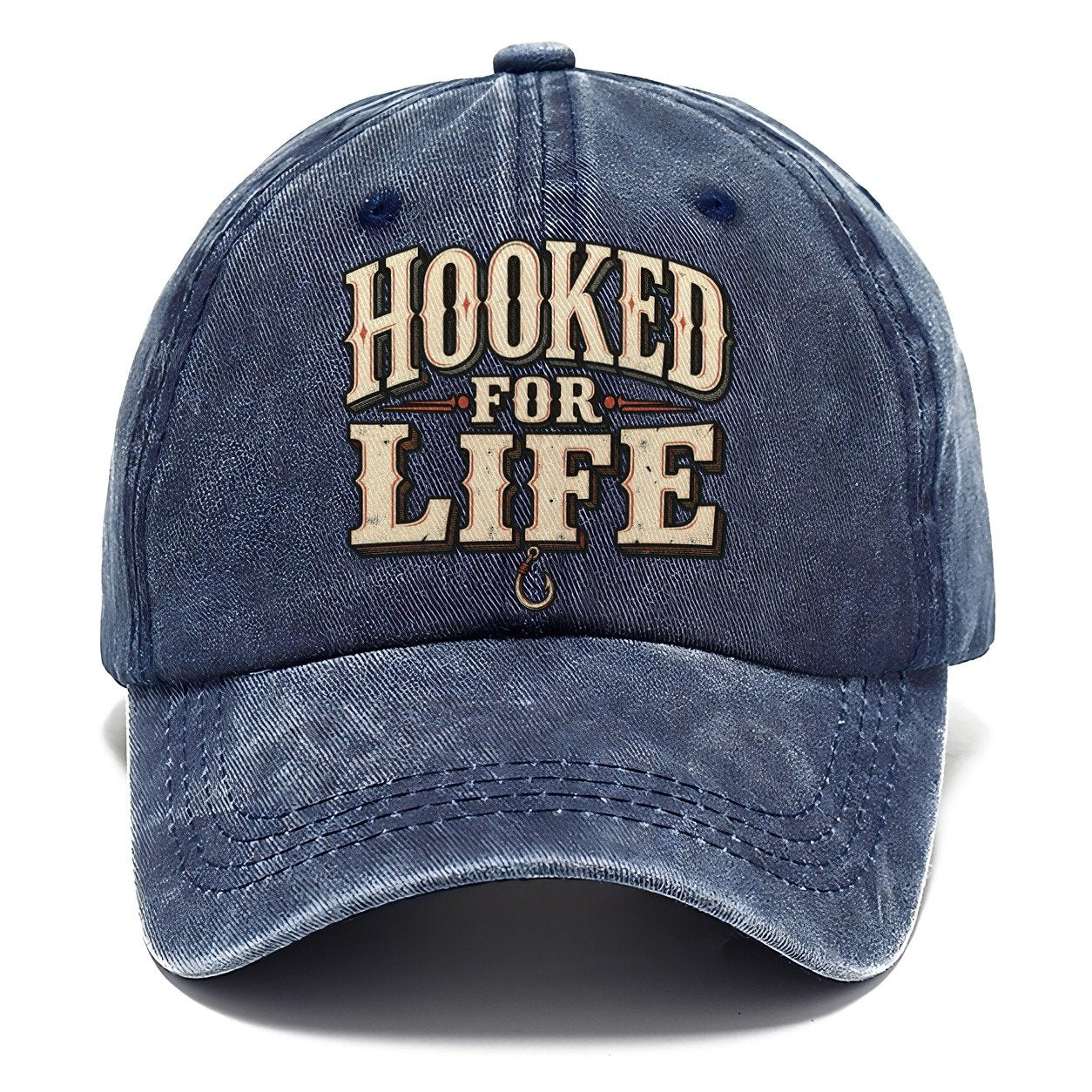 Hooked For Life American Wit Classic Cap – Twilight Navy