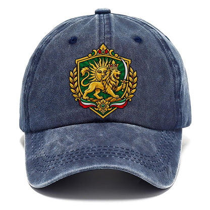 Iran Heraldic Crest Country Logos Classic Cap – Twilight Navy