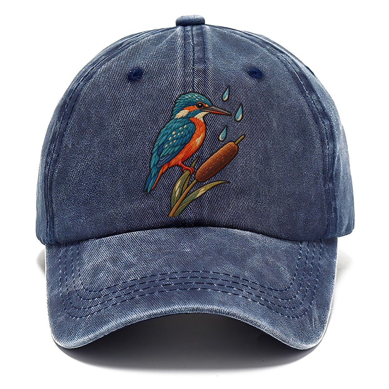 Kingfisher Rain Pause Gentle Wild Classic Cap – Twilight Navy