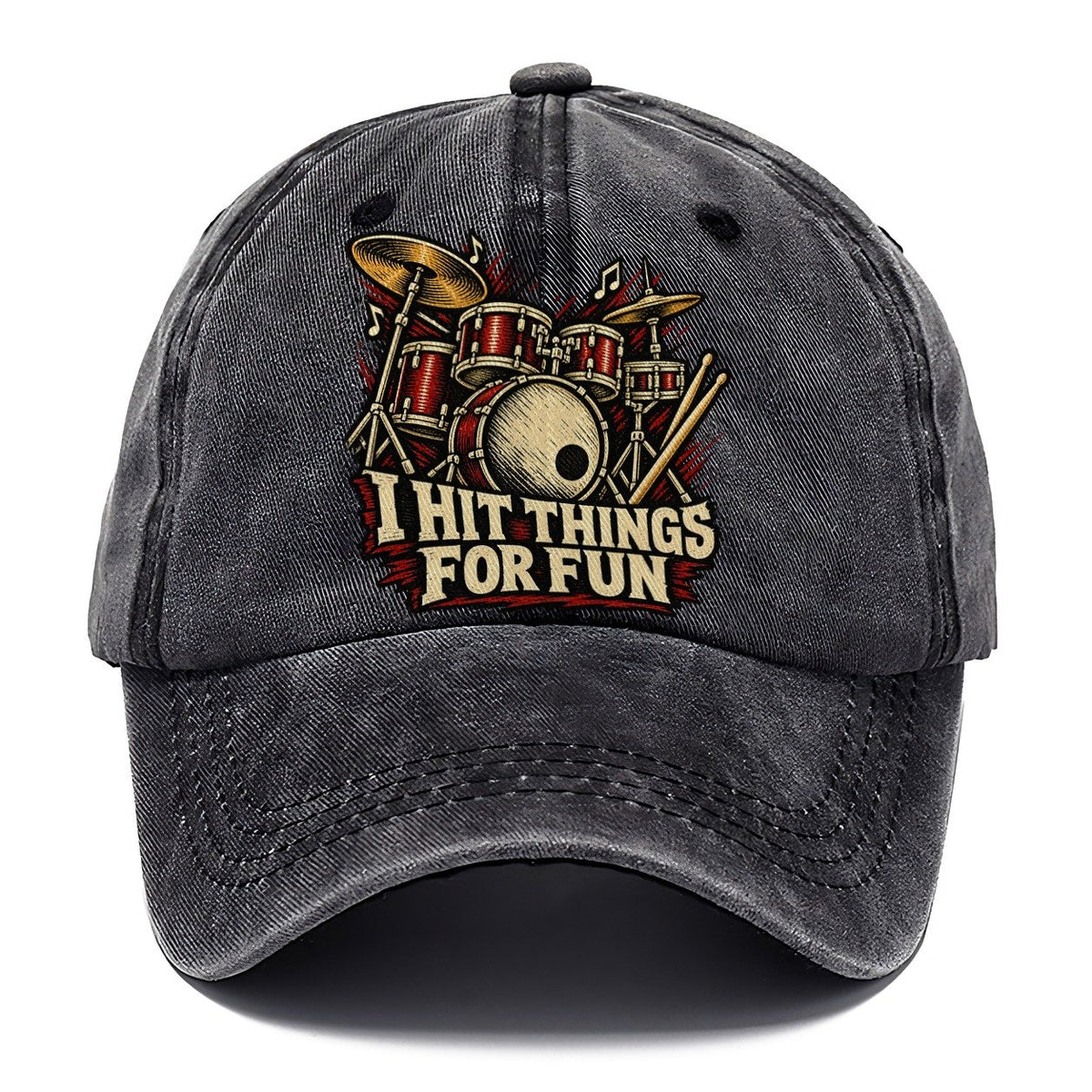 I Hit Things For Fun Classic Cap – Graphite