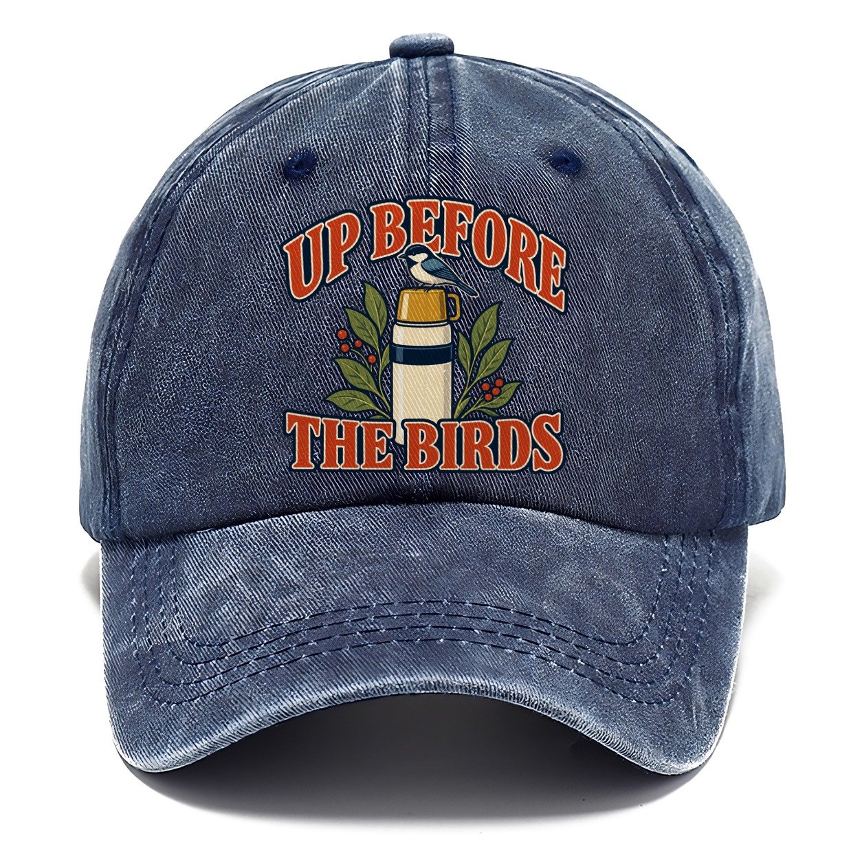 Up Before The Birds Birdwatching Classic Cap – Twilight Navy