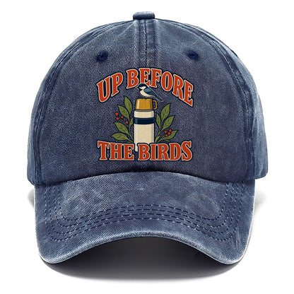 Up Before The Birds Birdwatching Classic Cap – Twilight Navy