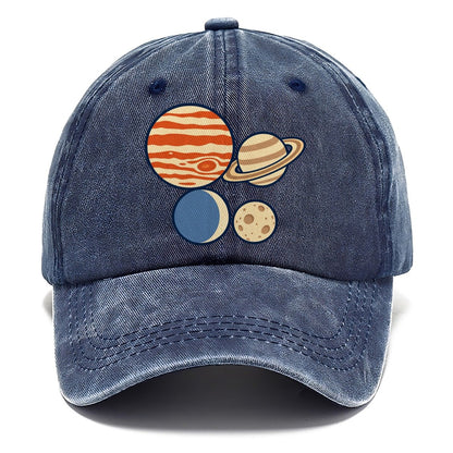 Planet Size Order Astronomy And Stargazing Classic Cap – Twilight Navy