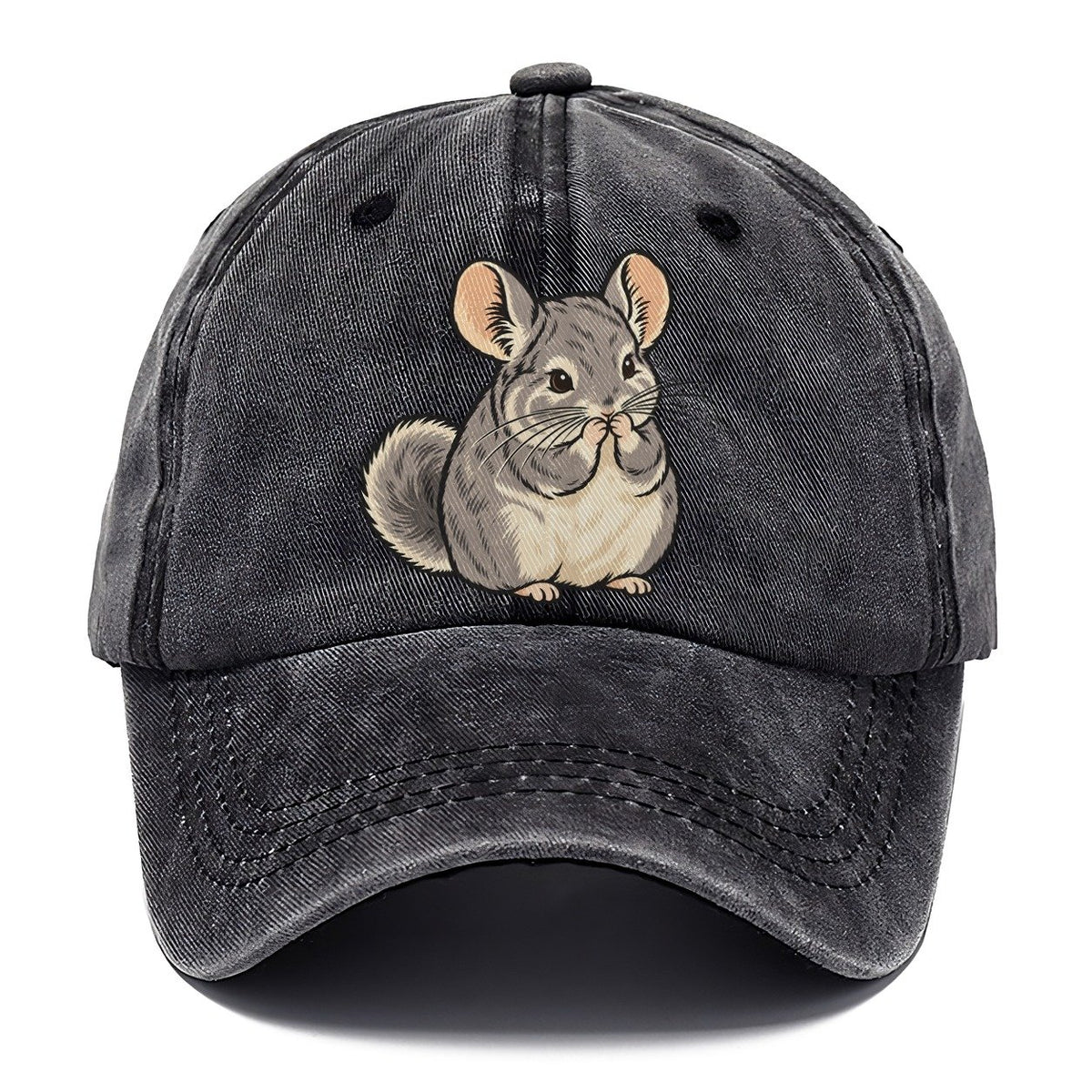 Chinchilla Whisker Wash Small Pet Logos Classic Cap – Graphite