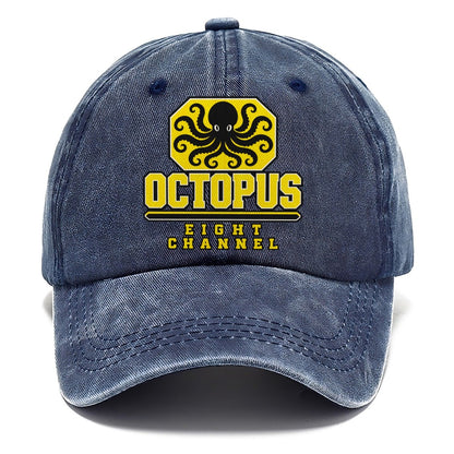 Octopus Eight Channel Heavy Duty Classic Cap – Twilight Navy