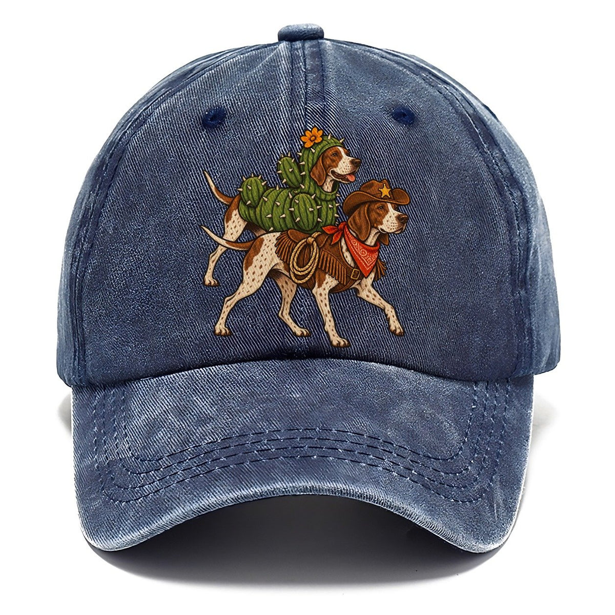 2 Pointers In Halloween Costumes Hdp 38 Parade Lineup Halloween Dog Parade Classic Cap – Twilight Navy