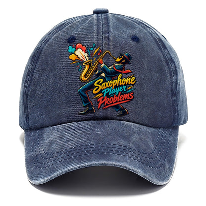 Saxophone Player Problems Music Instruments Classic Cap – Twilight Navy