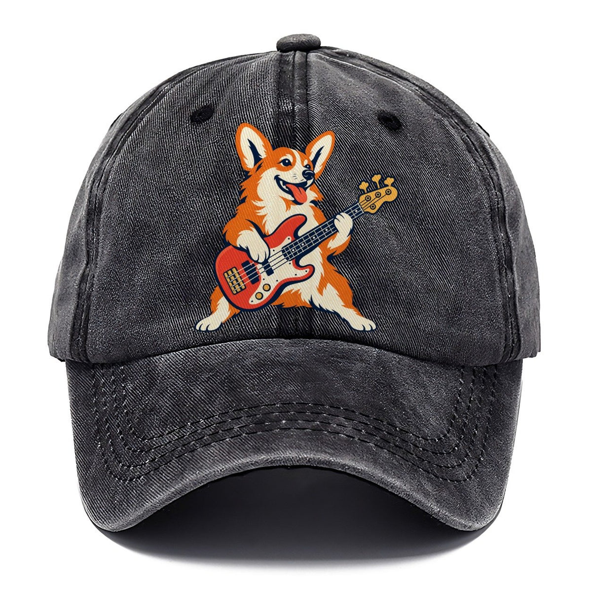 Corgi Bass Player Sundown Familiars Classic Cap – Graphite