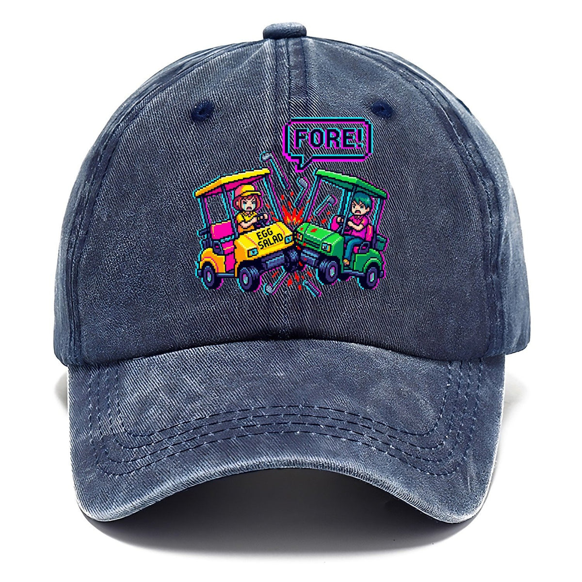 Fore Egg Salad Golf Classic Cap – Twilight Navy