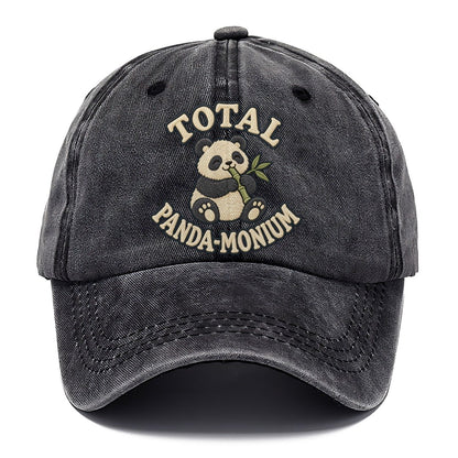 Panda Animal Puns Classic Cap – Graphite