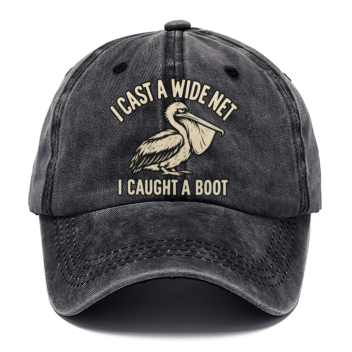Pelican Wide Net No Worm Club Classic Cap – Graphite
