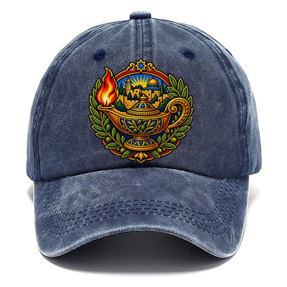 Ancient Oil Lamp Jerusalem Classic Cap – Twilight Navy