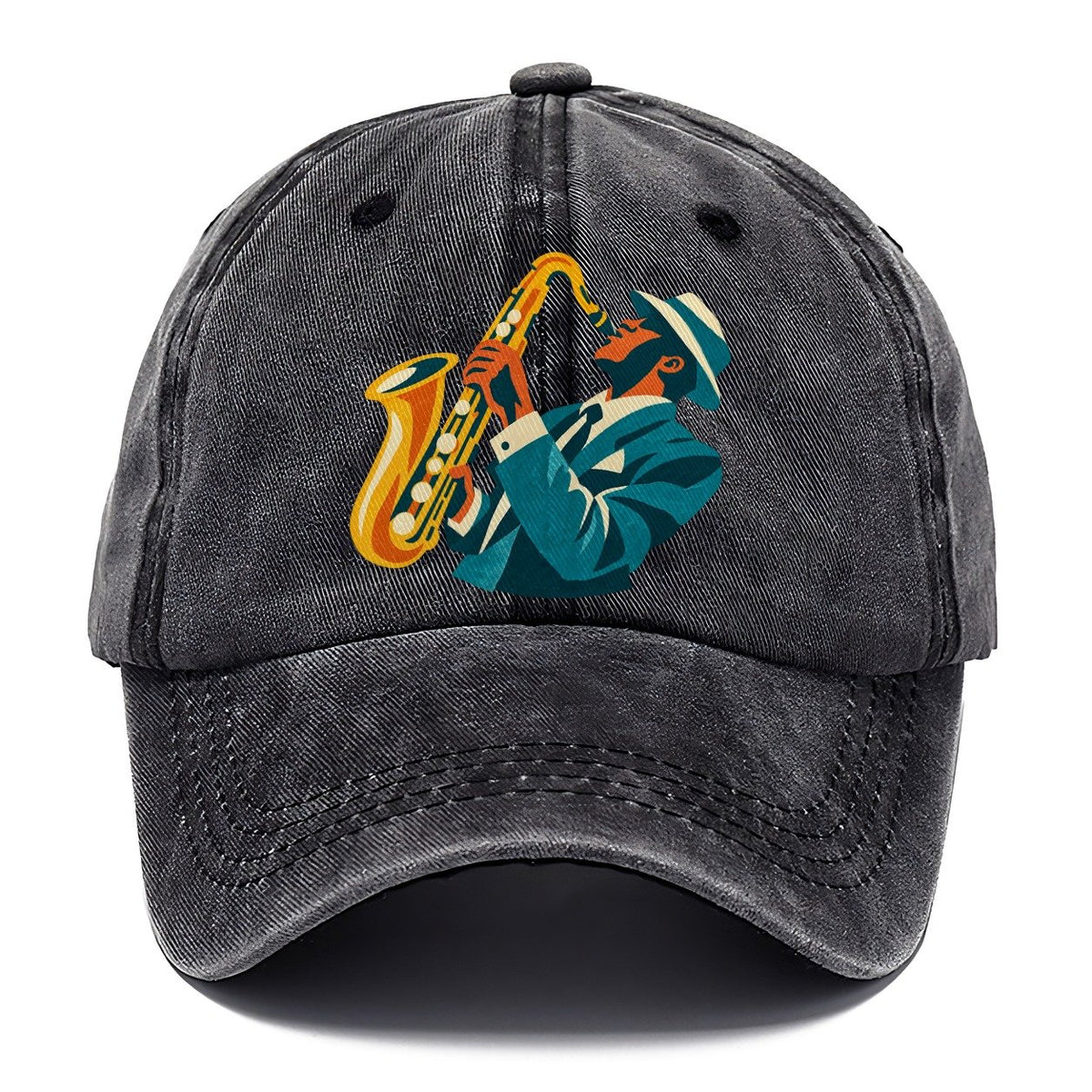 Jazz Saxophonist Classic Cap – Graphite