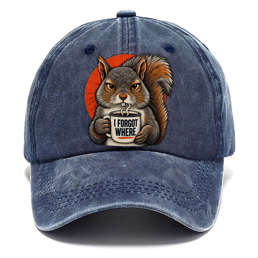 Grey Squirrel Mug Truths Classic Cap – Twilight Navy