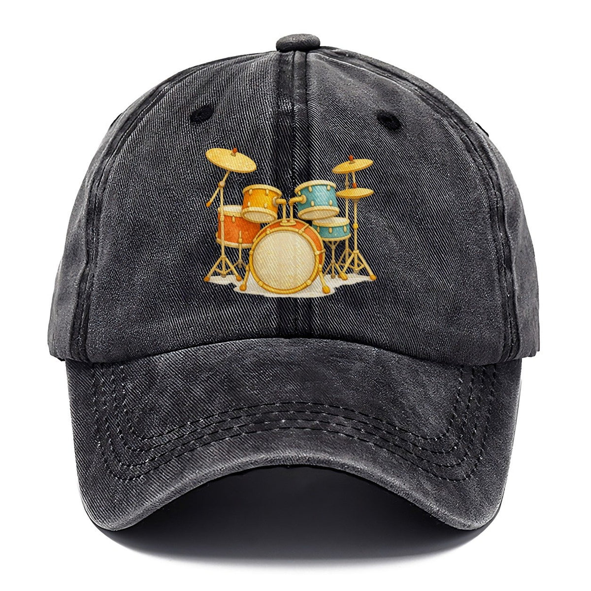 Colorful Drum Kit Classic Cap – Graphite