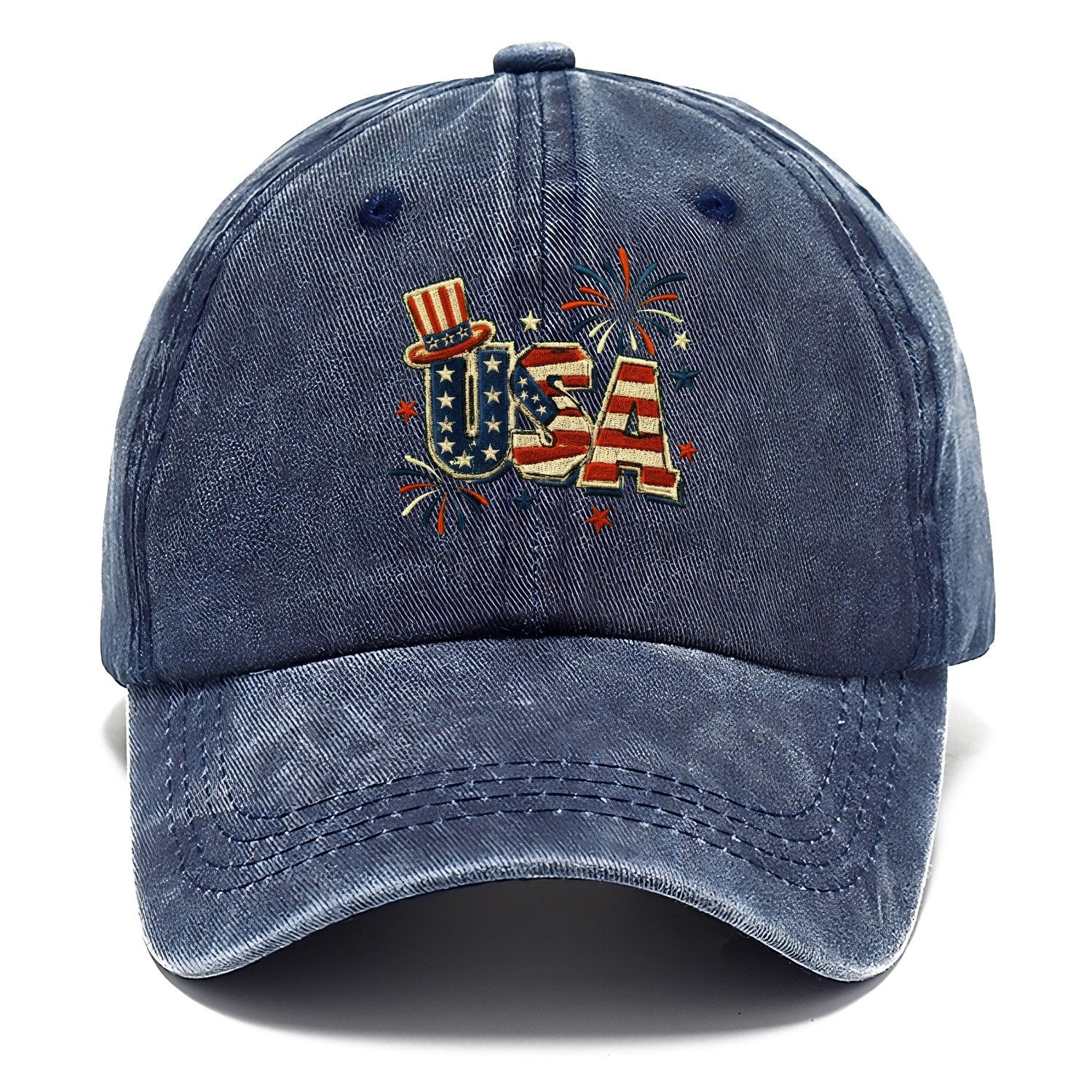 Usa Embroidery Patch Classic Cap – Twilight Navy