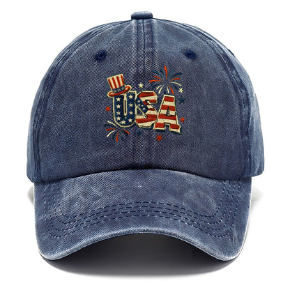 Usa Embroidery Patch Classic Cap – Twilight Navy