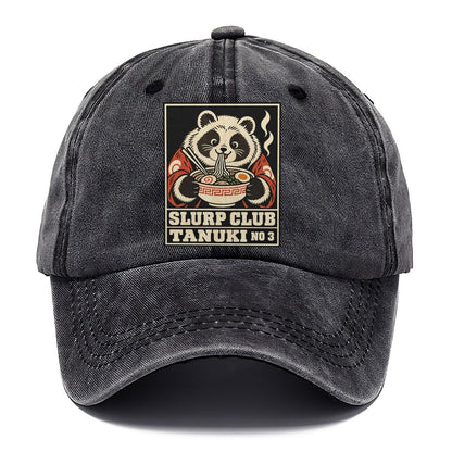 Tanuki Tonkotsu Slurp Club Classic Cap – Graphite