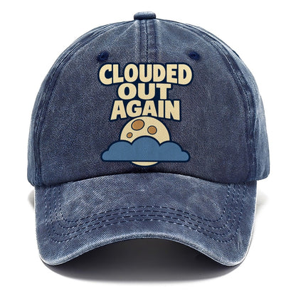 Clouded Out Again Astronomy And Stargazing Classic Cap – Twilight Navy