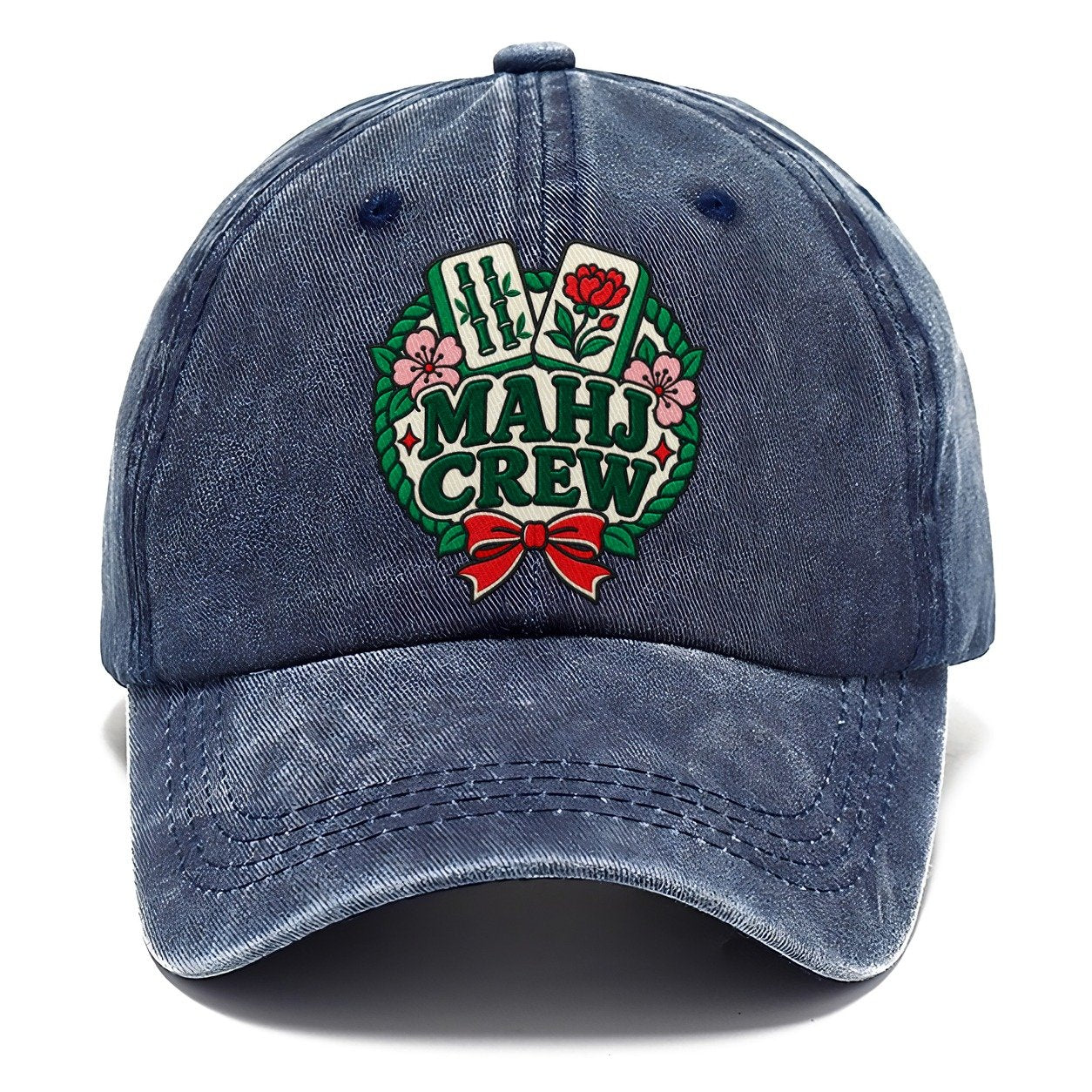 Mahj Crew Mahjong Game Night Classic Cap – Twilight Navy