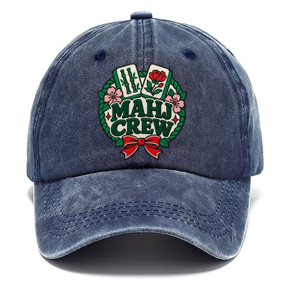 Mahj Crew Mahjong Game Night Classic Cap – Twilight Navy