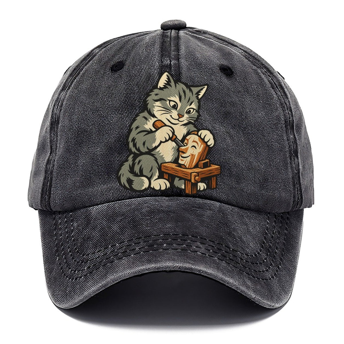 Cat Marionette Carver Sundown Familiars Classic Cap – Graphite