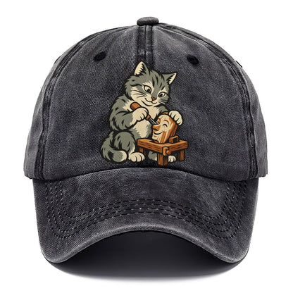 Cat Marionette Carver Sundown Familiars Classic Cap – Graphite