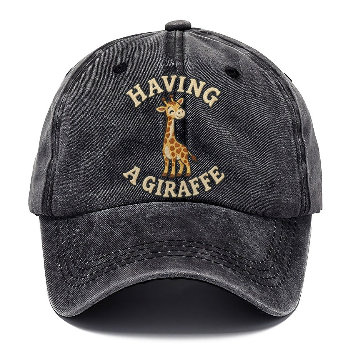 Giraffe Animal Puns Classic Cap – Graphite