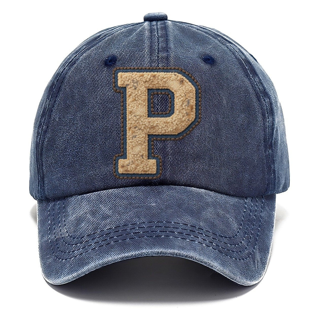 Varsity Chenille P Monogram Classic Cap – Twilight Navy