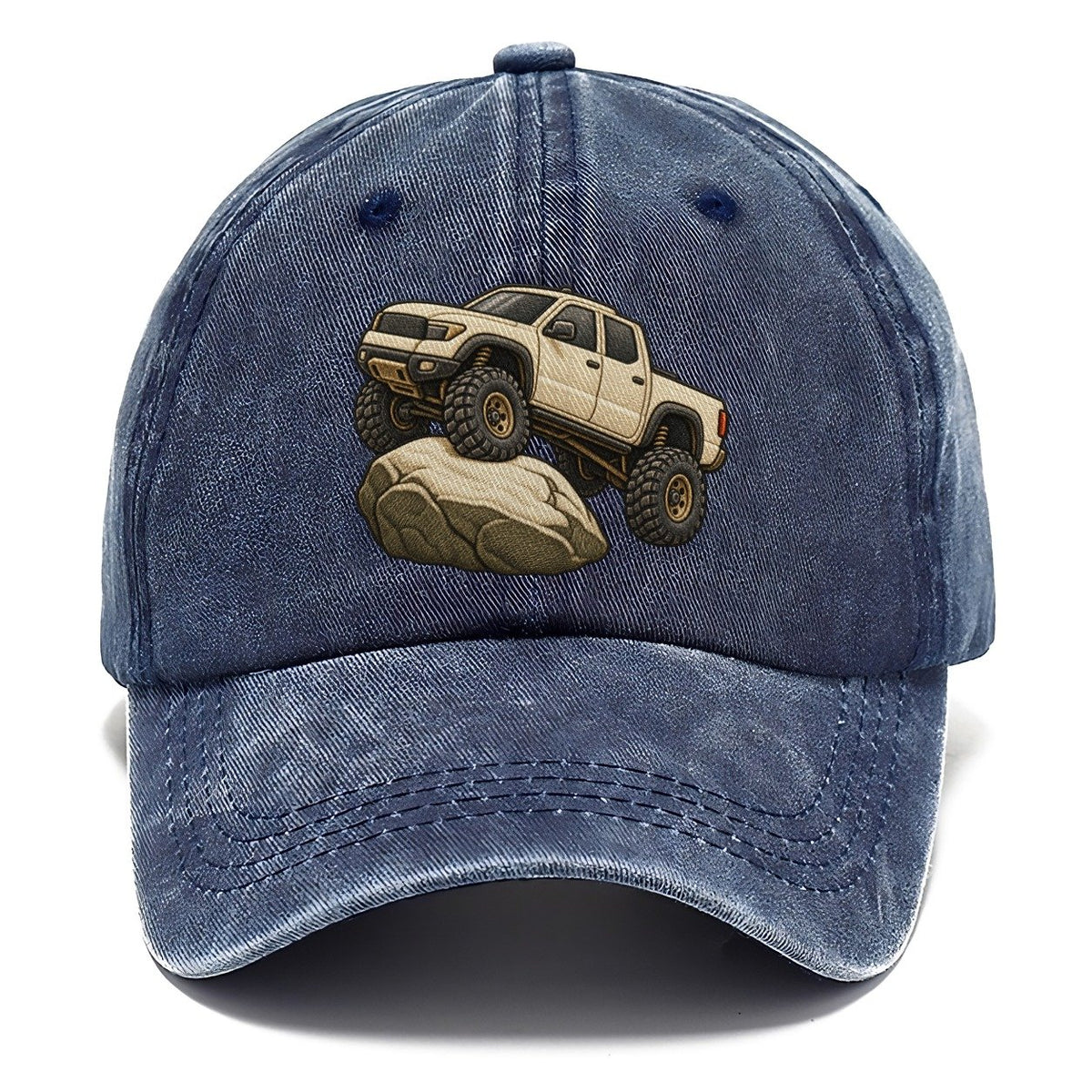 Lifted Pickup On A Boulder Off Roading And Overlanding Classic Cap – Twilight Navy