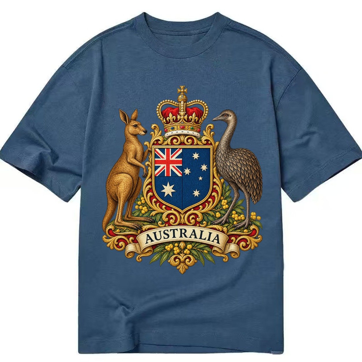 Heritage Coat Badge Classic T-shirt – Twilight Navy