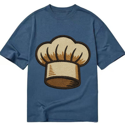 Chef Toque Pleats Embroidered 2a1da8 Classic T-shirt – Twilight Navy
