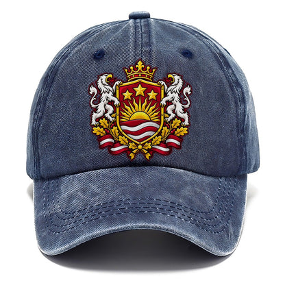 Latvia Heraldic Crest Country Logos Classic Cap – Twilight Navy