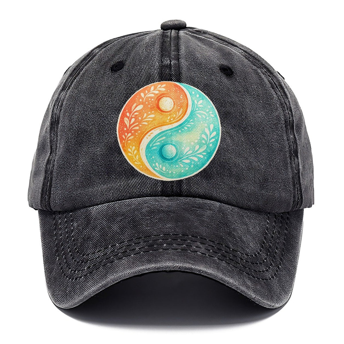 Botanical Yin Yang Classic Cap – Graphite