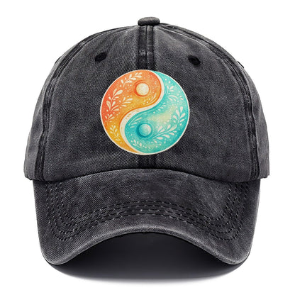 Botanical Yin Yang Classic Cap – Graphite
