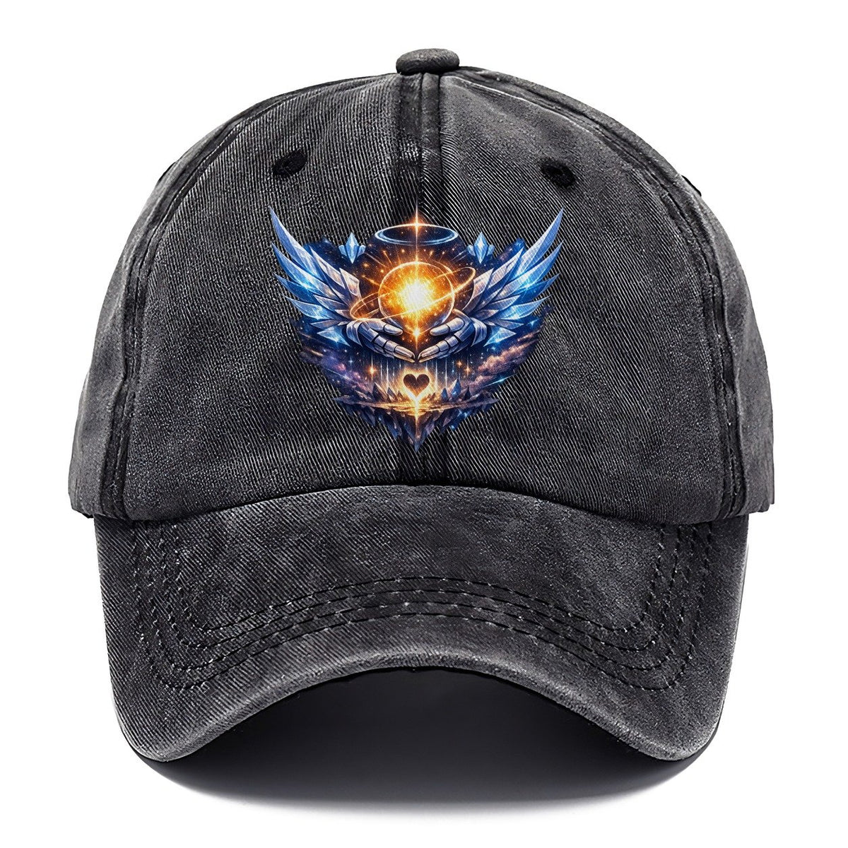 Robotic Hands Glowing Orb Classic Cap – Graphite