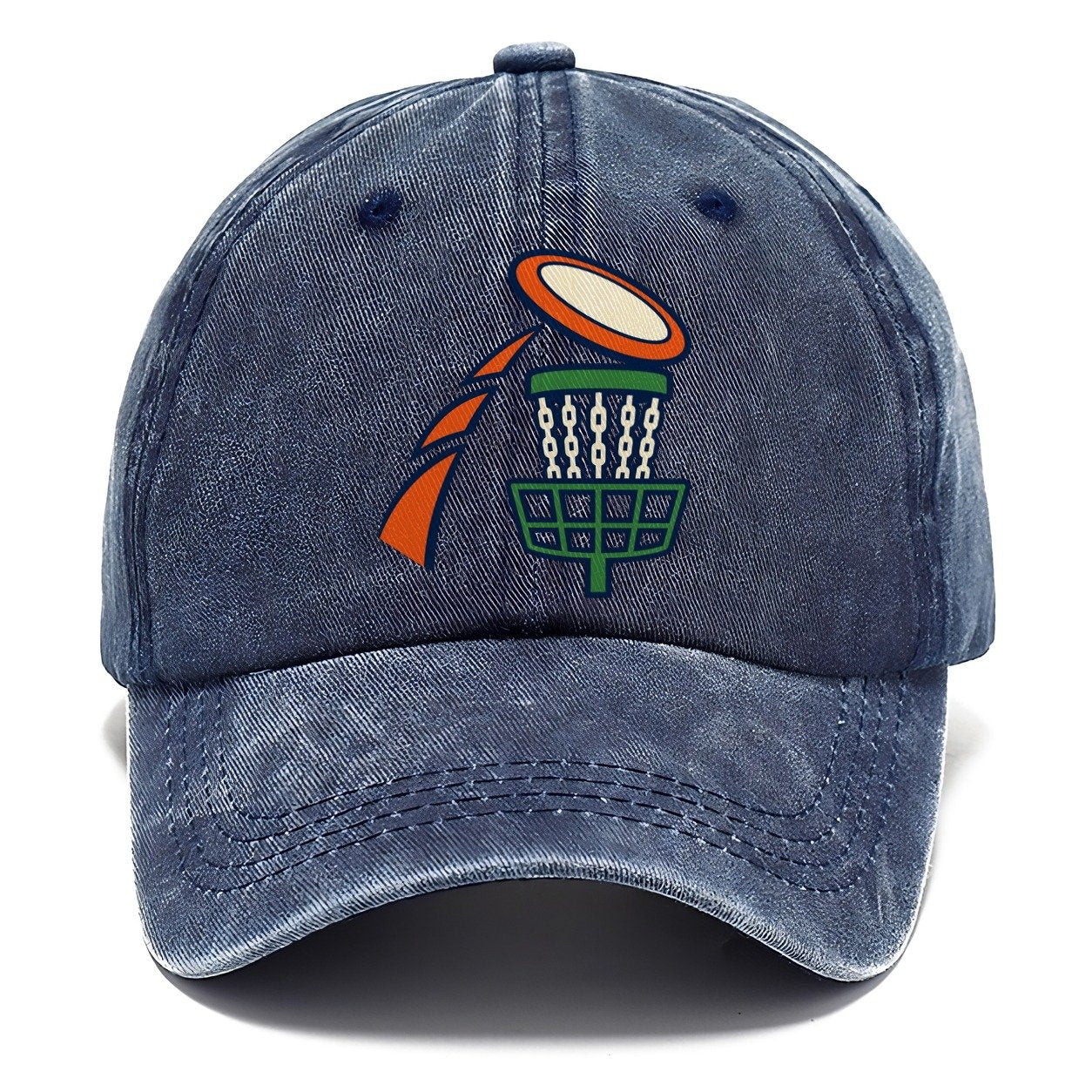 Disc Landing Arc Disc Golf Classic Cap – Twilight Navy